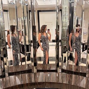 Primavera Couture 4117 - Open Low Back Prom Dress